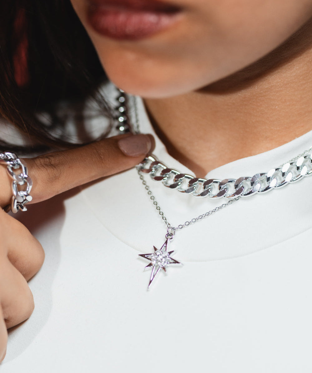 Pure stainless necklace